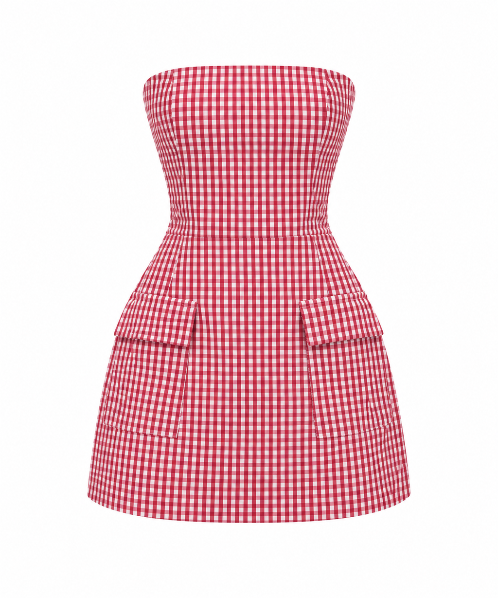 mini vichy rojo