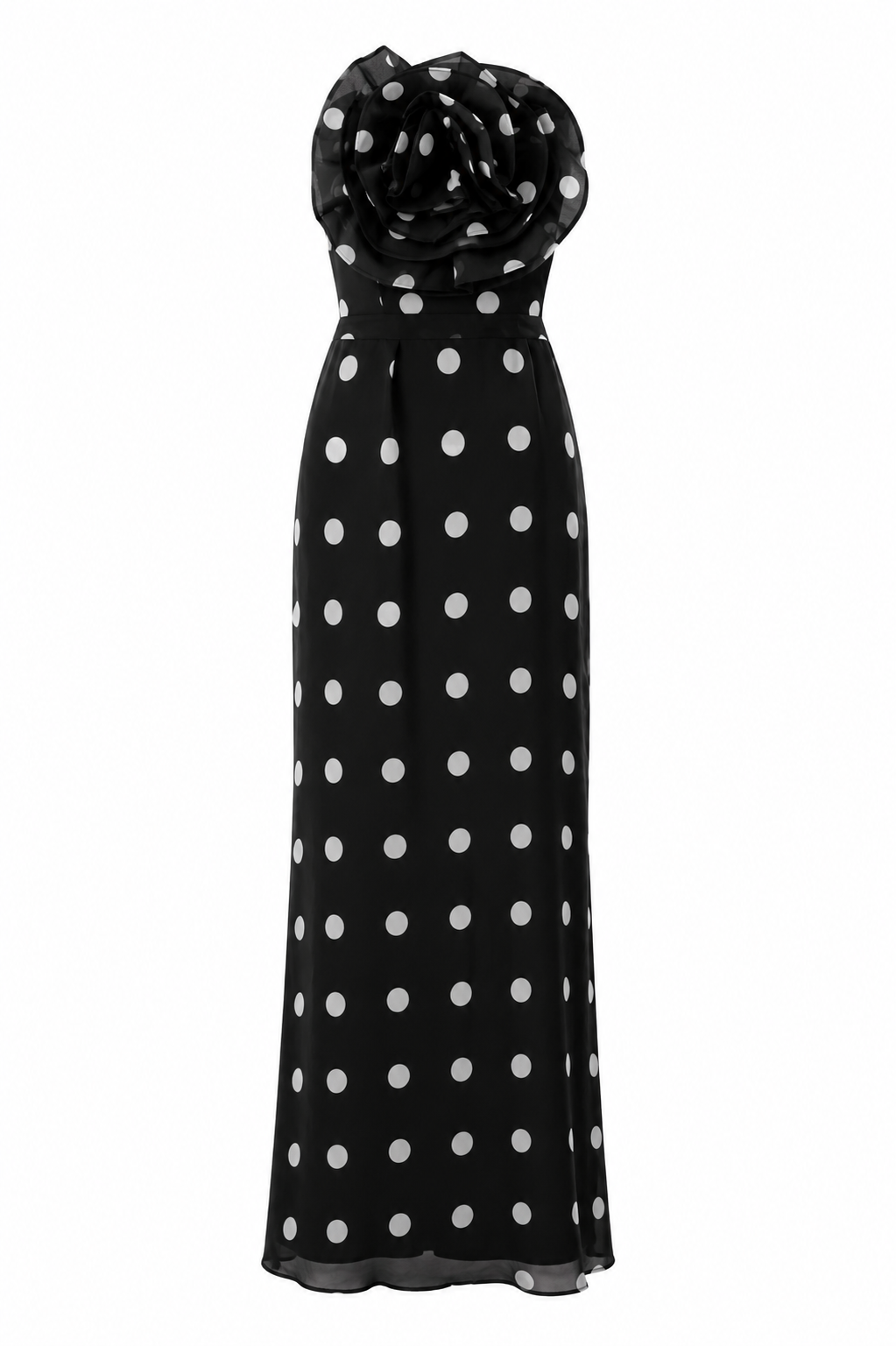 VESTIDO FLOR CON LUNARES
