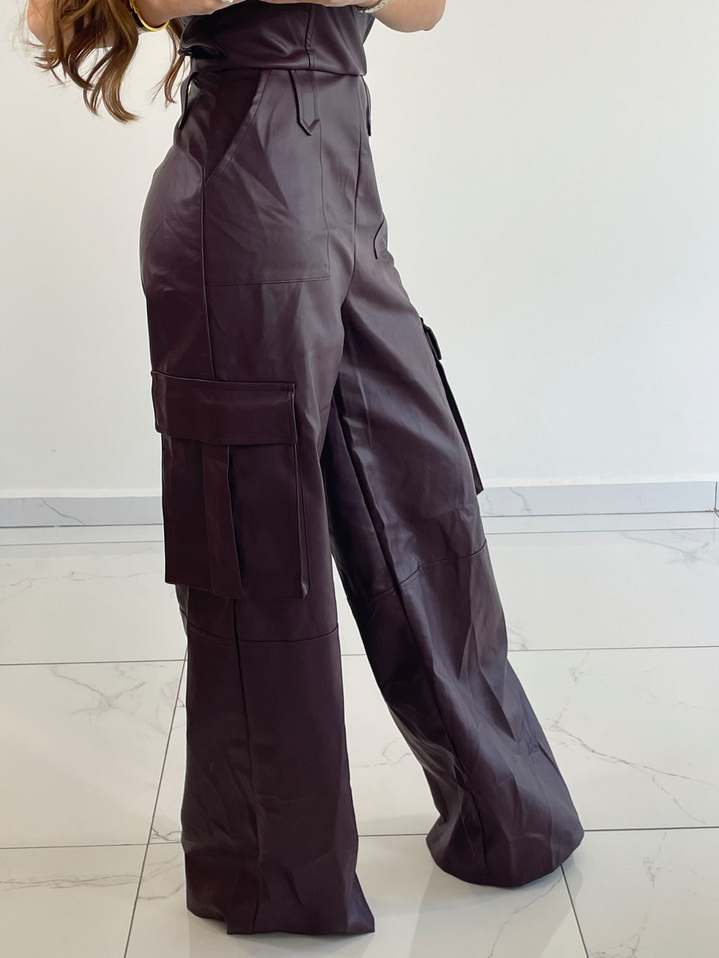 STRAPLESS CARGO JUMPSUIT